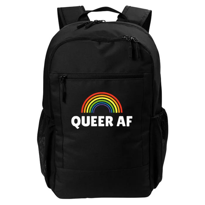 Lgbt Pride Queer Af Daily Commute Backpack