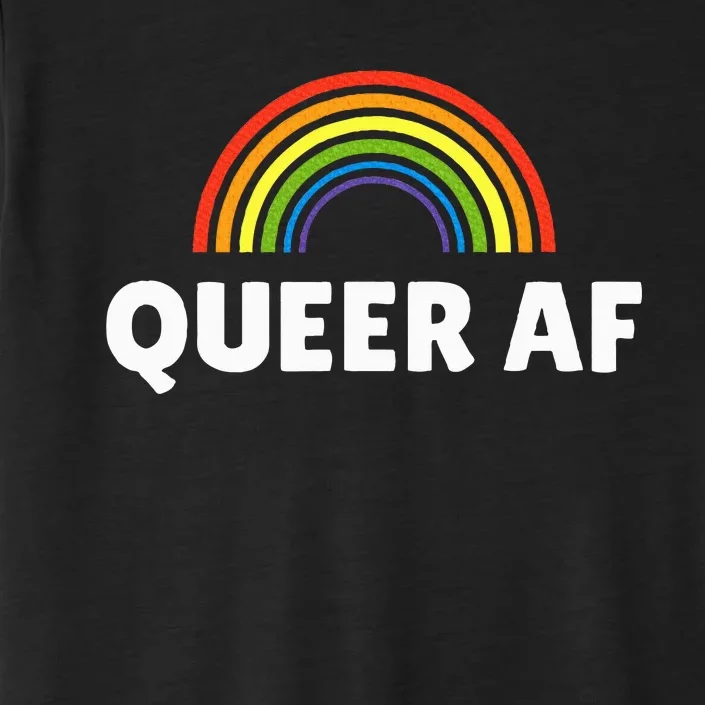 Lgbt Pride Queer Af ChromaSoft Performance T-Shirt