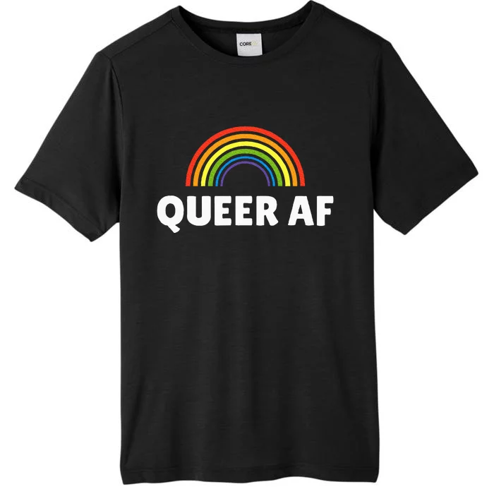 Lgbt Pride Queer Af ChromaSoft Performance T-Shirt