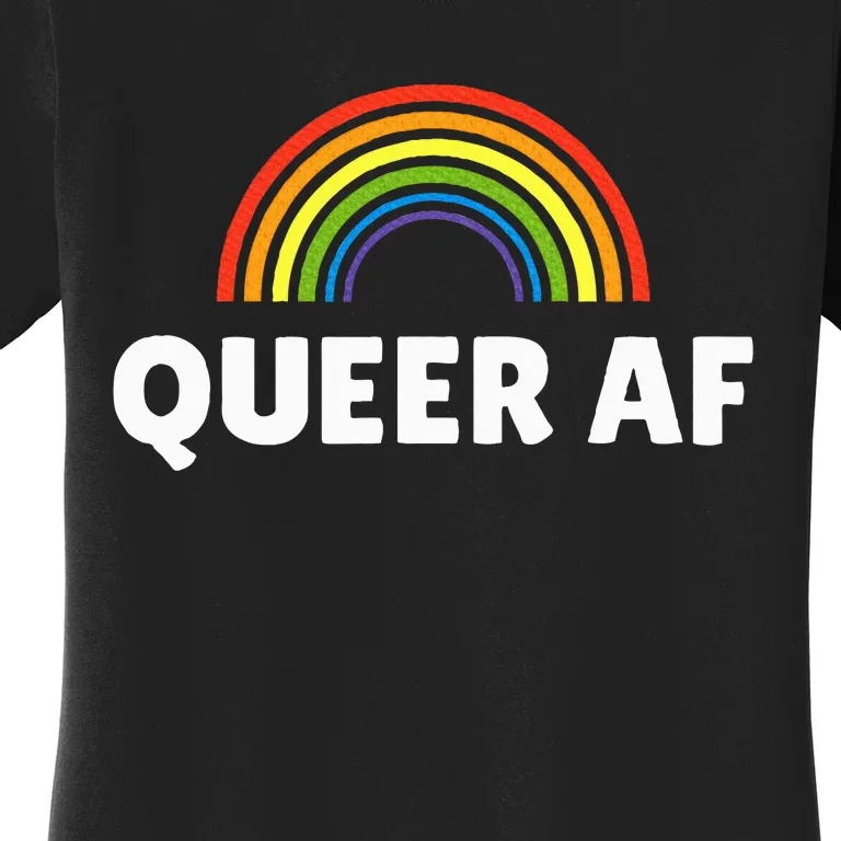 Lgbt Pride Queer Af Women's T-Shirt