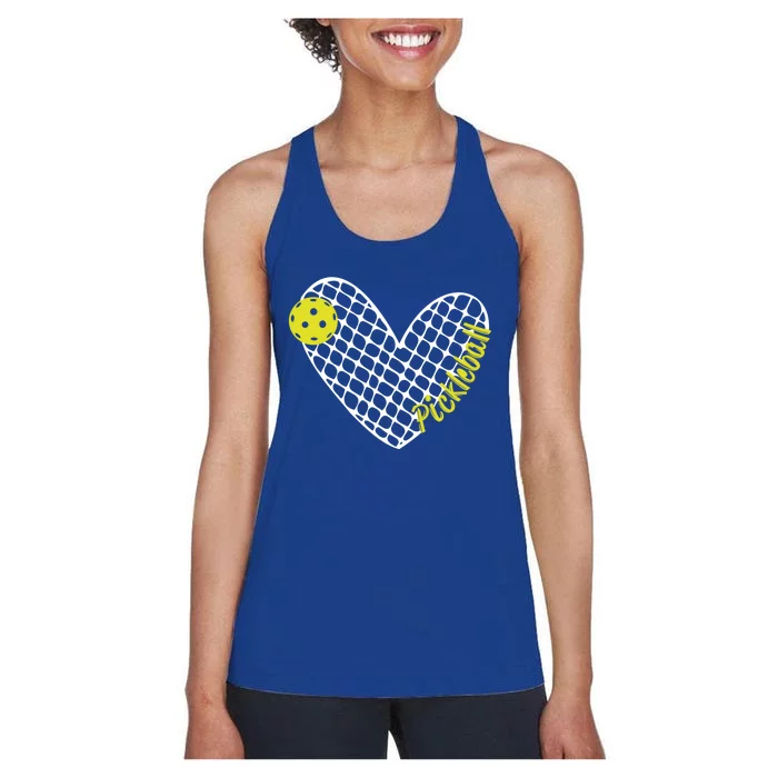 Love Pickleball Quote Pickleball Funny I Love Pickleball Great Gift Women's Racerback Tank