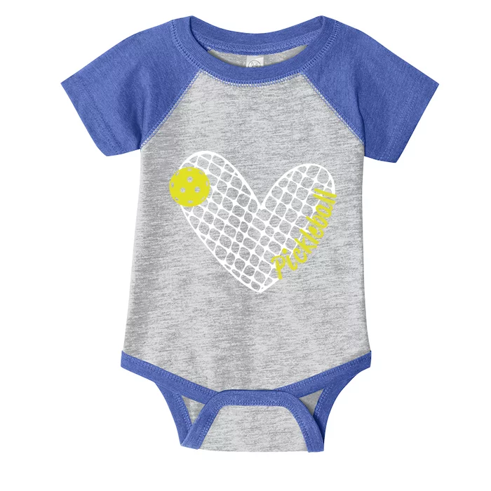 Love Pickleball Quote Pickleball Funny I Love Pickleball Great Gift Infant Baby Jersey Bodysuit