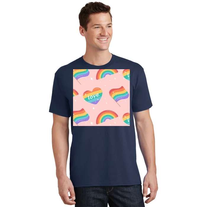 Love Pride Rainbow Flag T-Shirt