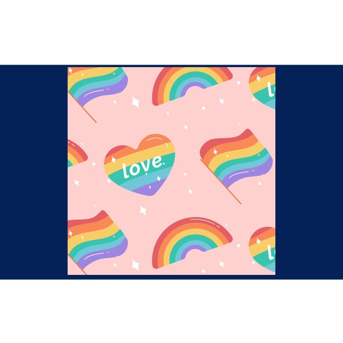 Love Pride Rainbow Flag Bumper Sticker