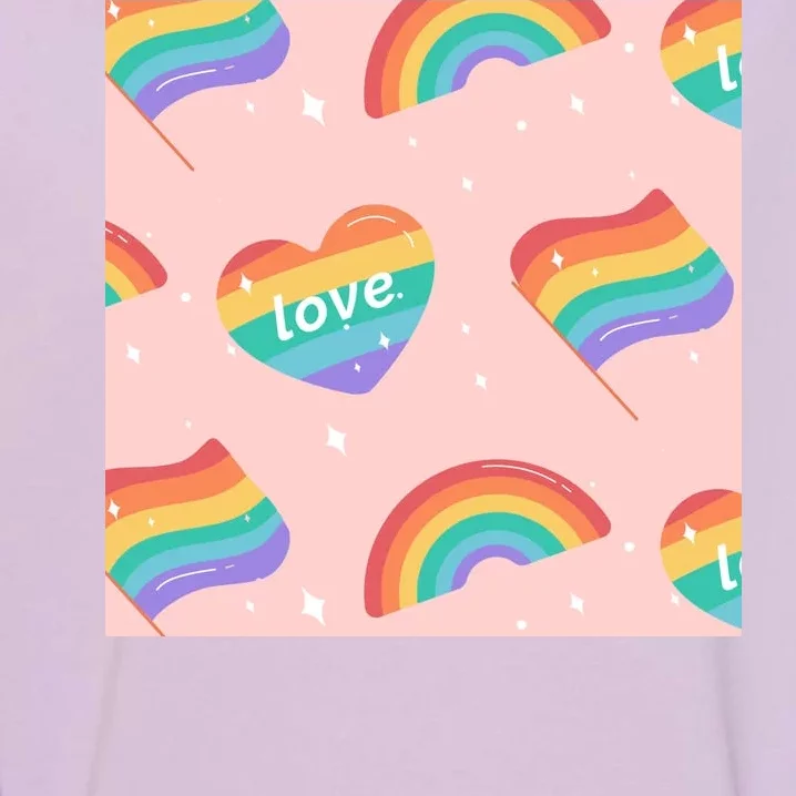 Love Pride Rainbow Flag Garment-Dyed Sweatshirt