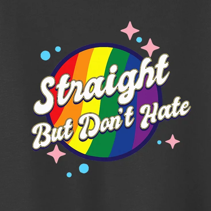 LGBTQIA+ Pride Rainbow Support Toddler T-Shirt