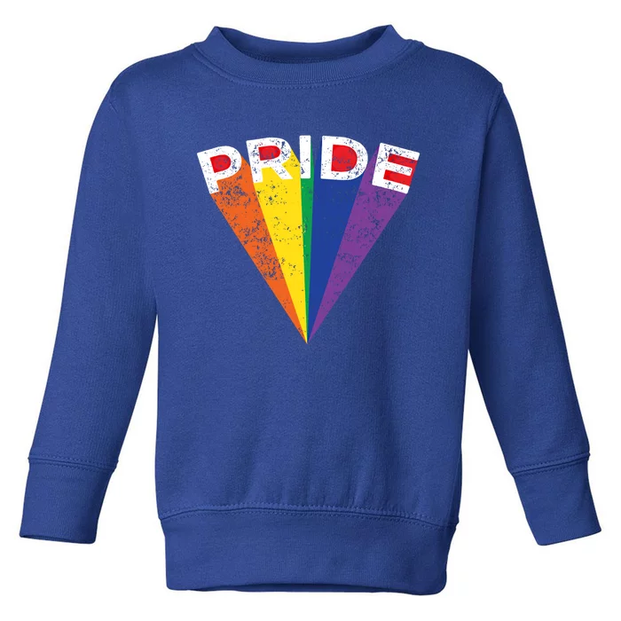 Lgbtq Pride Rainbow Striped Graphic Gay Teen Adult Gift Toddler Sweatshirt