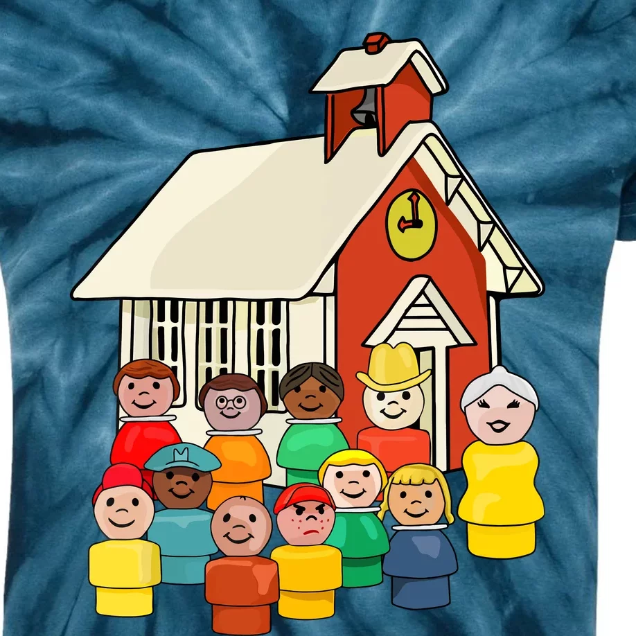 Little People School House Kids Tie-Dye T-Shirt