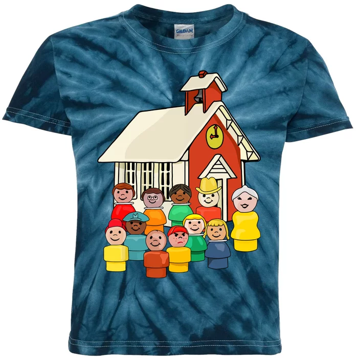 Little People School House Kids Tie-Dye T-Shirt