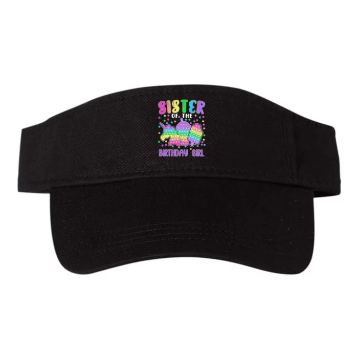 Let's Popit Sister of the Birthday Popit Valucap Bio-Washed Visor