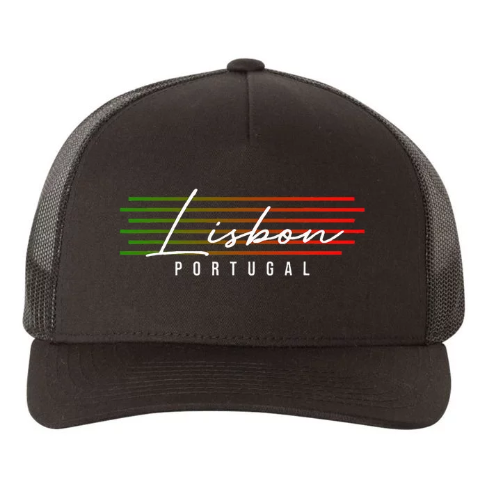 Lisbon Portugal Souvenir Yupoong Adult 5-Panel Trucker Hat