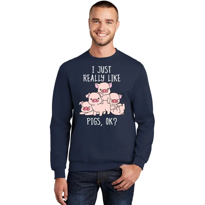 Love Pig Shirts Women Pig Gifts Pigs Cute Swine Sweatshirt