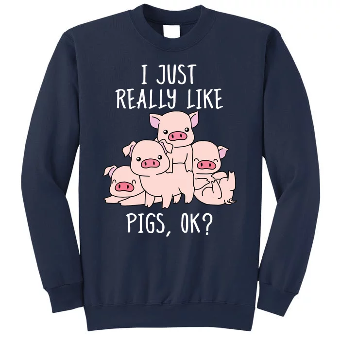 Love Pig Shirts Women Pig Gifts Pigs Cute Swine Sweatshirt