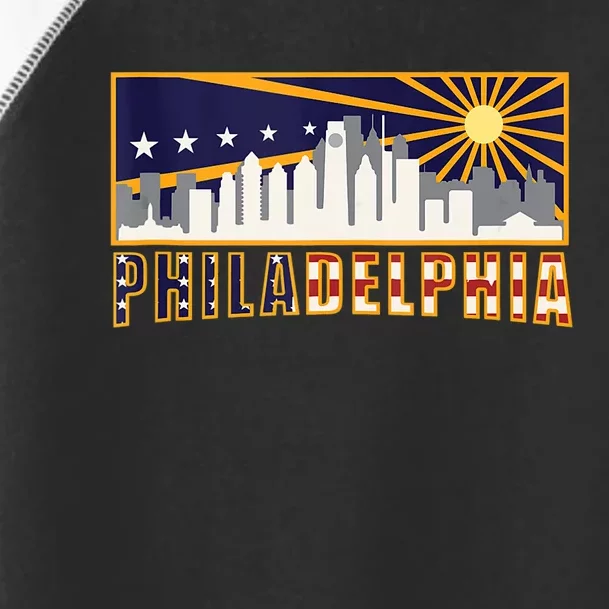 Love Philadelphia Skyline Downtown Cityscape Philly Souvenir Toddler Fine Jersey T-Shirt