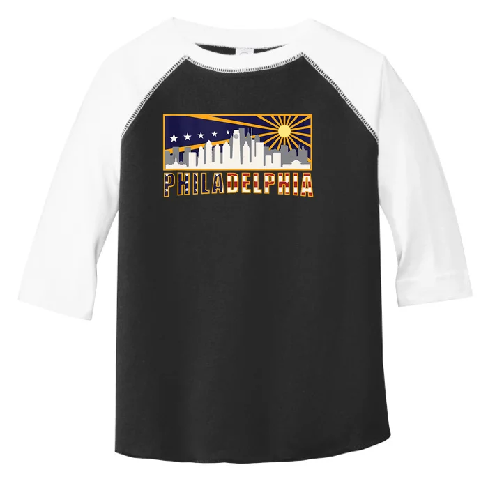 Love Philadelphia Skyline Downtown Cityscape Philly Souvenir Toddler Fine Jersey T-Shirt