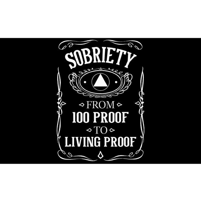 Living Proof Sobriety Anniversary Sober Aa Na Recovery Bumper Sticker