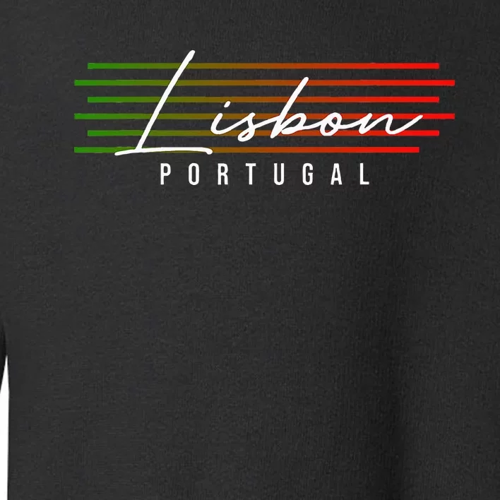 Lisbon Portugal Souvenir Toddler Sweatshirt