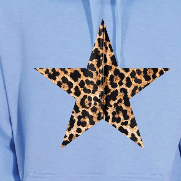 Leopard Print Star Unisex Surf Hoodie