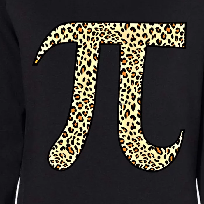 Leopard Pi Symbol National Pi Day Funny Gift Womens California Wash Sweatshirt