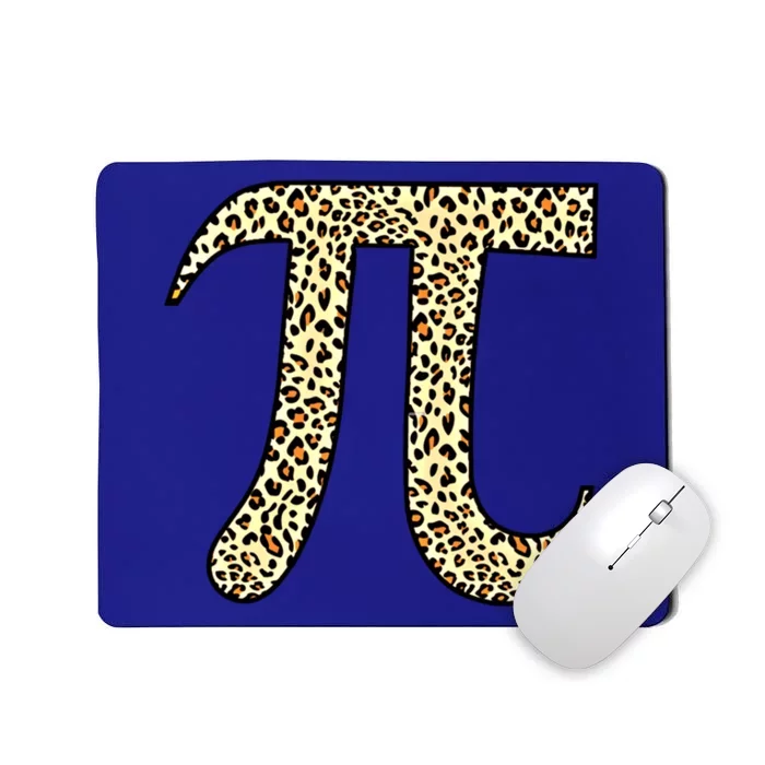 Leopard Pi Symbol National Pi Day Funny Gift Mousepad