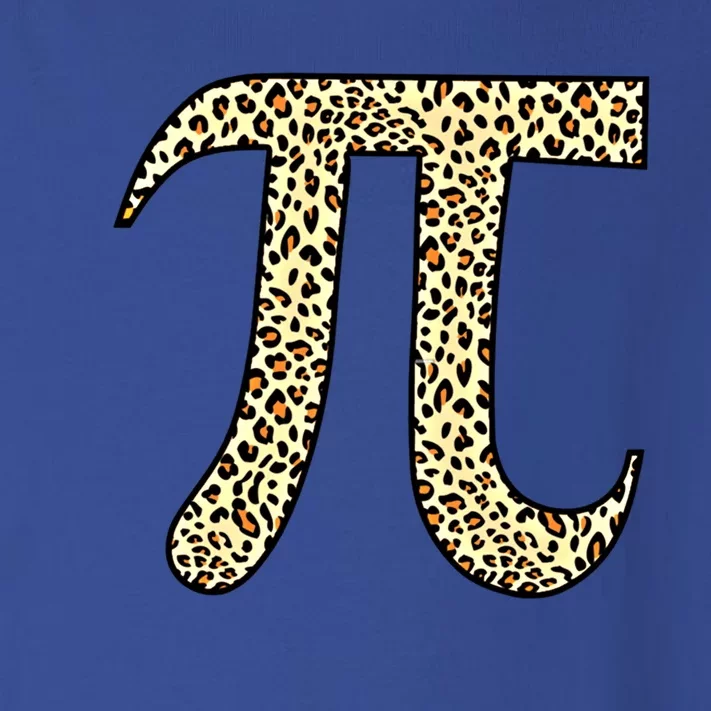 Leopard Pi Symbol National Pi Day Funny Gift Toddler Long Sleeve Shirt