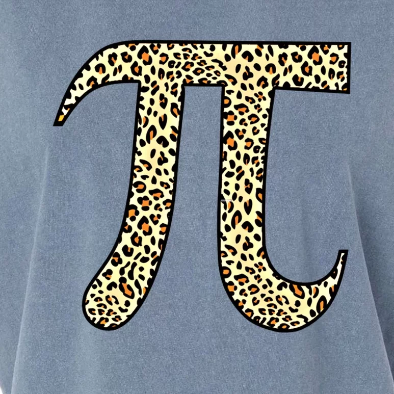 Leopard Pi Symbol National Pi Day Funny Gift Garment-Dyed Women's Muscle Tee