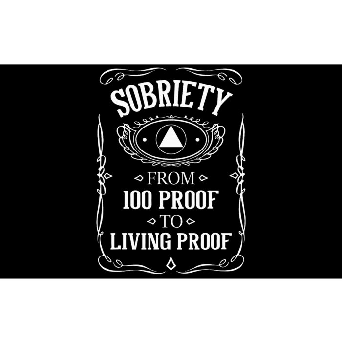 Living Proof Sobriety Anniversary Sober Aa Na Recovery Bumper Sticker