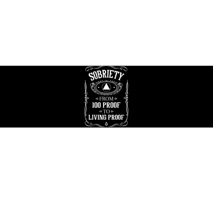 Living Proof Sobriety Anniversary Sober Aa Na Recovery Bumper Sticker