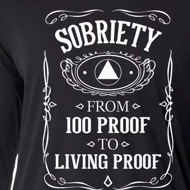 Living Proof Sobriety Anniversary Sober Aa Na Recovery Cooling Performance Long Sleeve Crew