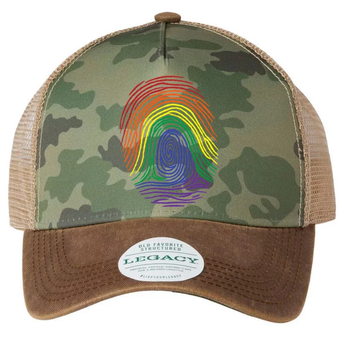 Lgbt Pride Social Movet Fingerprint Gift Legacy Tie Dye Trucker Hat