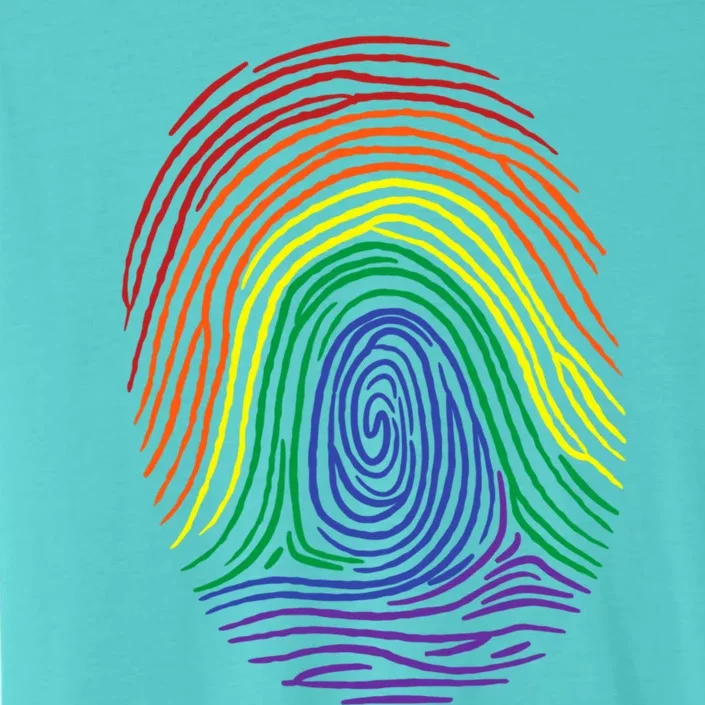 Lgbt Pride Social Movet Fingerprint Gift ChromaSoft Performance T-Shirt