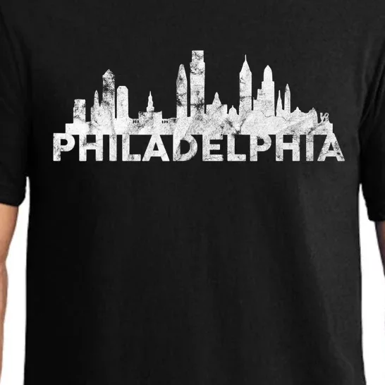 Love Philadelphia Skyline Downtown Cityscape Philly Souvenir Pajama Set