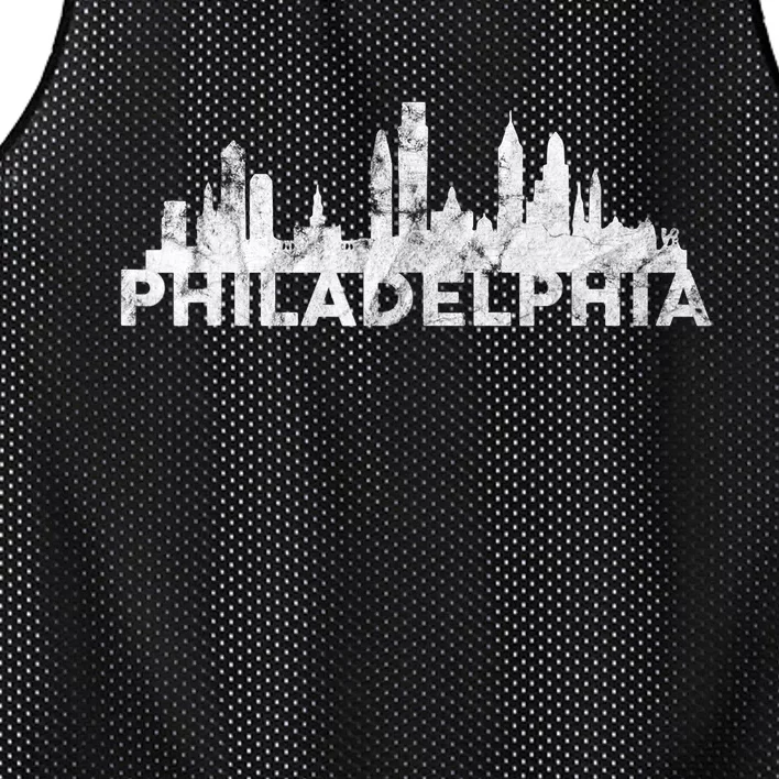 Love Philadelphia Skyline Downtown Cityscape Philly Souvenir Mesh Reversible Basketball Jersey Tank