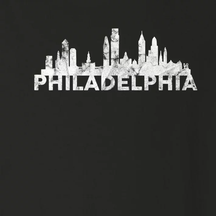 Love Philadelphia Skyline Downtown Cityscape Philly Souvenir Toddler Long Sleeve Shirt