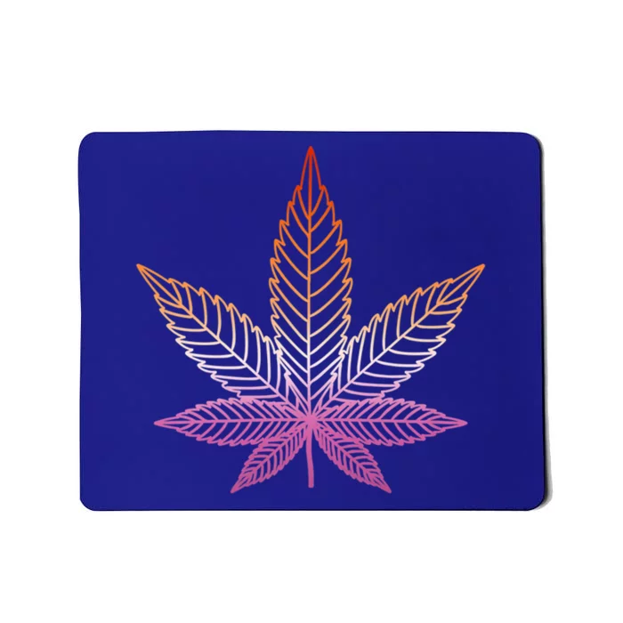 Lesbian Pride Subtle 420 Stoner Pot Leaf Weed Lgbtq Lesbian Funny Gift Mousepad