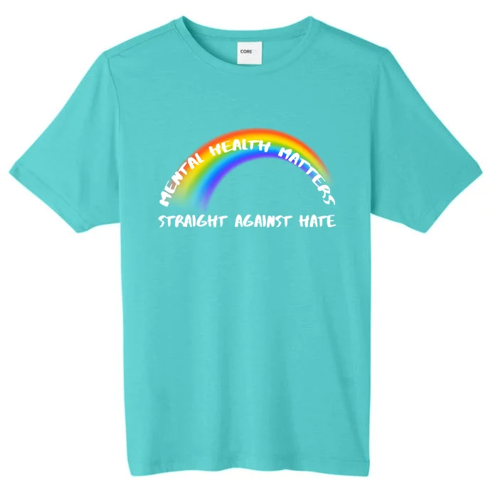 Lgbtq Pride Straight Against Hate Gift ChromaSoft Performance T-Shirt