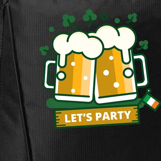 Let's Party St Patrick's Day Ireland City Backpack