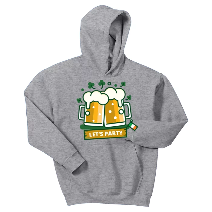 Let's Party St Patrick's Day Ireland Kids Hoodie