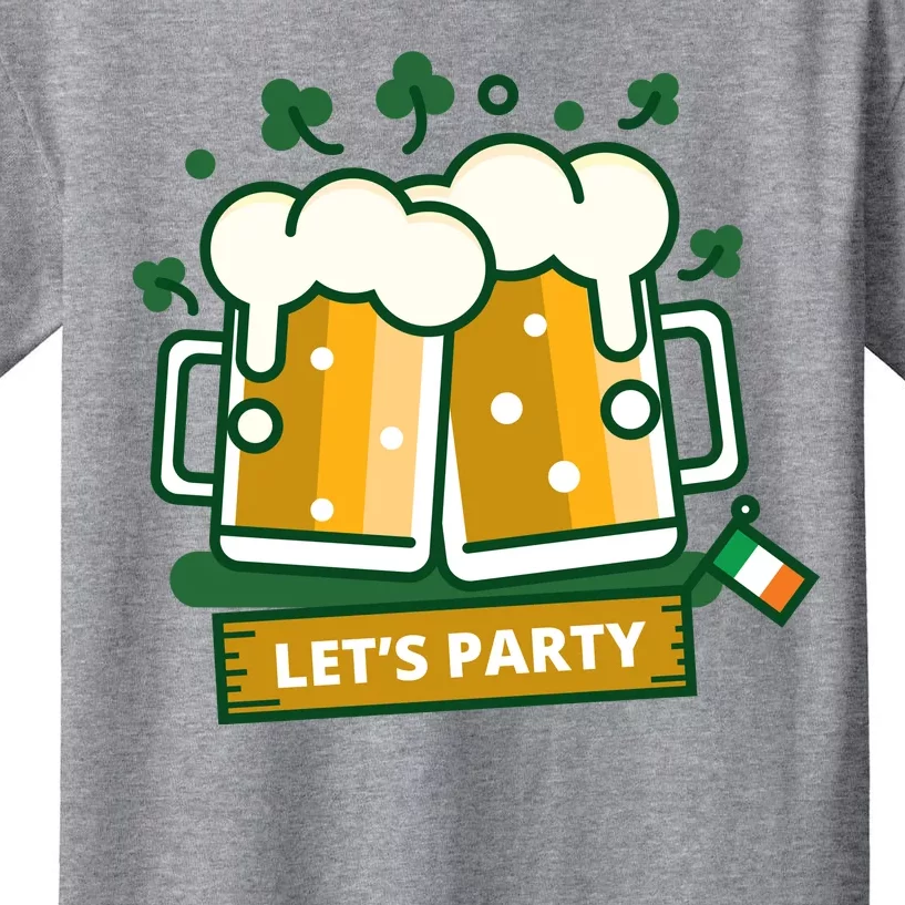 Let's Party St Patrick's Day Ireland Kids T-Shirt