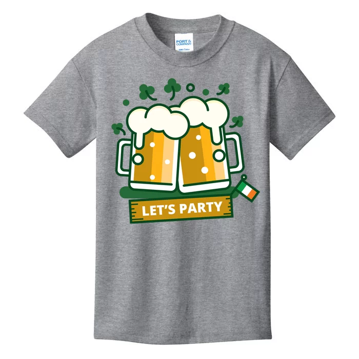 Let's Party St Patrick's Day Ireland Kids T-Shirt