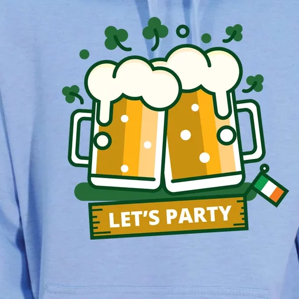 Let's Party St Patrick's Day Ireland Unisex Surf Hoodie