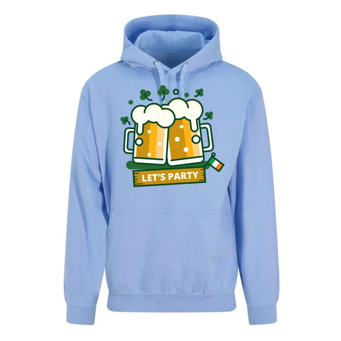 Let's Party St Patrick's Day Ireland Unisex Surf Hoodie