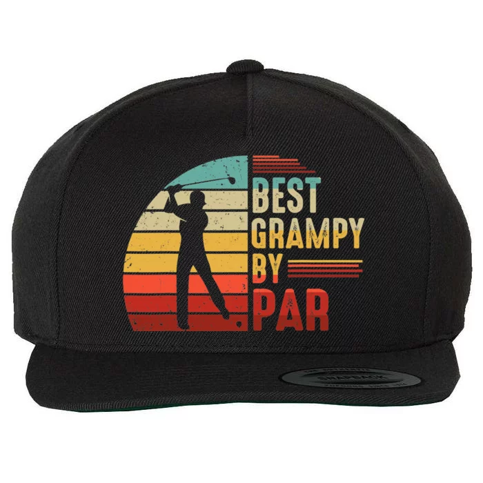 Let's Par Tee Grampy Golf Player Lover Golfer Wool Snapback Cap