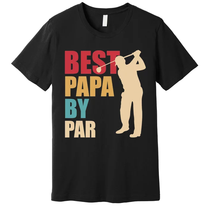 Let's Par Tee Golf Player Golfer Dad Papa Premium T-Shirt