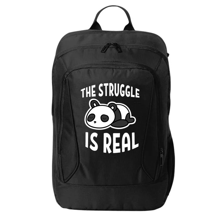 Lazy Panda The Struggle Is Real Cute Gift City Backpack