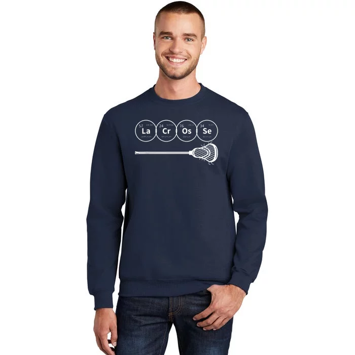 Lacrosse Periodic Table Of Elements Chemistry Gift Sweatshirt