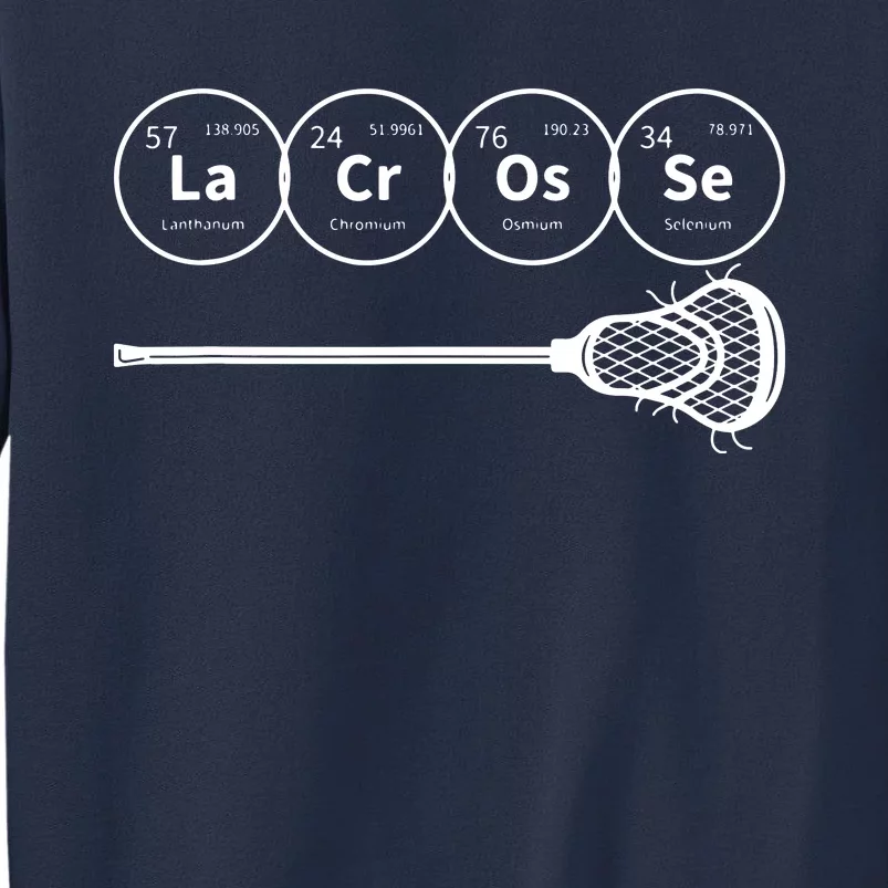 Lacrosse Periodic Table Of Elements Chemistry Gift Sweatshirt