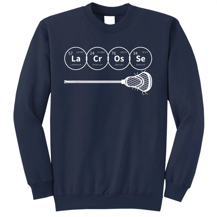 Lacrosse Periodic Table Of Elements Chemistry Gift Sweatshirt