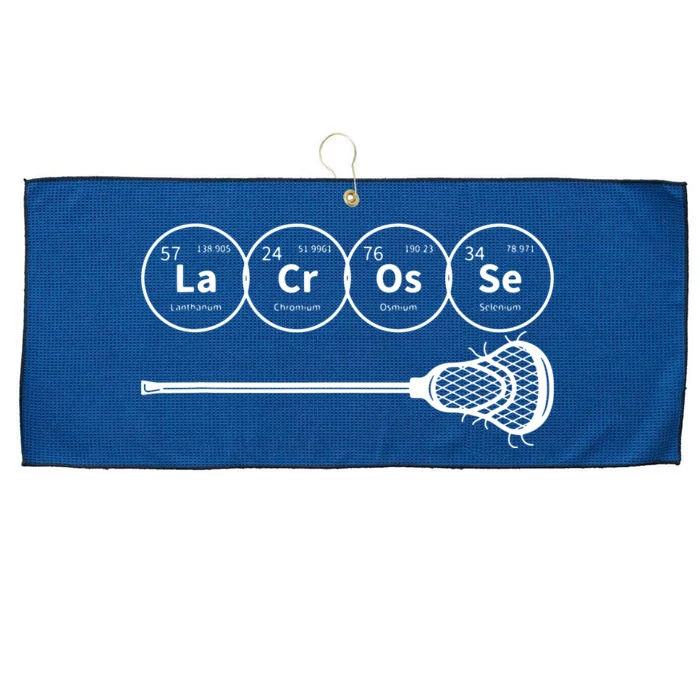 Lacrosse Periodic Table Of Elements Chemistry Gift Large Microfiber Waffle Golf Towel