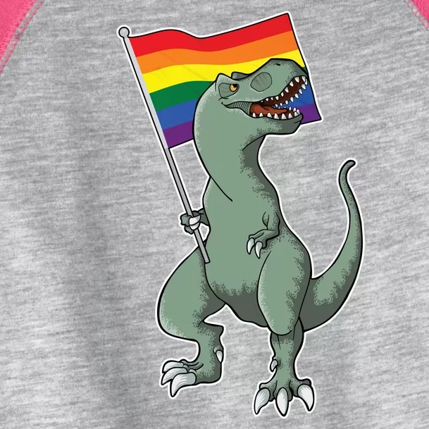 LGBT Pride TRex Dinosaur Toddler Fine Jersey T-Shirt